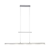 SellTec LED Pendelleuchte 100 cm, dimmbar Moderne Hängeleuchte mit Farbtemperatursteuerung über Sensordimmer, Pendellampe höhenverstellbar für Wohnzimmer, Küche Esszimmer…