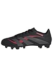 adidas Unisex Predator Club Firm Multi Ground Football Boots Fußballschuhe, Core Black/Grey Four/Lucid Red