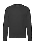 Fruit of the Loom Herren 62-202-0 Sweatshirt, Schwarz, XL