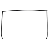 Doo Engy Heckscheibe Gummi Dichtung Abdeckung Windschutzscheibe Fenster Verkleidung Zierleiste Dichtungsstreifen hinten oben für 5er E60 2001-2010