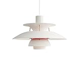 Esstisch Nordic Pendelleuchte, Industrielle Aluminium Wohnzimmerlampe Pendellampe, E27, Moderne klassisch Esstischlampe Hängelampe für Loft Cafe Bar Wohnzimmer Schlafzimmer, Höhenverstellbar (A,30CM)