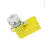 Aqxyki Einteiliger Motor/Untersetzungsmotor/Getriebe/DC-Untersetzungsmotor for Biegen von einachsigen Spielzeugzahnrädern (Size : 2PCS)