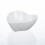 Sandra Rich Porzellan Schale, Dekoschale Heart Herz D. 17cm H. 7cm weiß