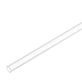 QUARKZMAN 2 Stück PVC Transparent Rohr, Innendurchmesser 3mm Durchmesser 5mm LÄNGE 350mm Acryl Kunststoffrohr für Lampenbau, Stehlampen, Möbel