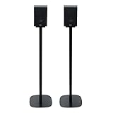 Vebos Standfuss für Samsung HW-Q995B/HW-Q990B EIN Paar - Eleganter Lautsprecher Ständer, Halterung für kabellose Lautsprecher für EIN Atemberaubendes Klangerlebnis, Boxenständer in Farbe Schwarz