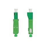 SHENGYIG 2 Stück LC/APC zu SC/APC Glasfaser Adapter Singlemode 9/125μm - Simplex Hybrid Adapterstecker für OTDR, VFL & Netzwerktechnik - Hochpräzise Faseroptische Verbindung