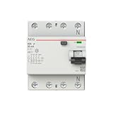 AEG FI-Schalter 4x40A/0,03 FN440/A30, Fehlerstromschutzschalter, 2CSF704156R1400, Elektroinstallation