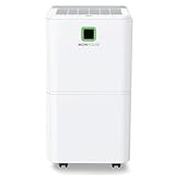 MONHOUSE 12L/Tag Digitaler Luftentfeuchter - Schlafmodus, 24-Stunden-Timer Zum Waschetrocknen, Schlafzimmer, Keller, Garage Und Kuche - Tragbarer Elektrischer Schimmel-, Und Feuchtigkeitsentferner