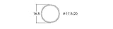 Roco 40077 - Roco HO - Haftringsatz AC Wechselstrom 17,5 - 20,0 mm