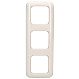 Busch-Jaeger 2513-212 3-fach Rahmen (Duroplast) Cremeweiß Busch-Duro 2000 SI 2CKA001725A0563