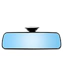 QWORK® 200 x 60 mmAuto Rückspiegel mit Starker Saugnapf, Universal Innenspiegel 360° Drehbarer Fahrlehrer für Auto, SUV, CRV, Vans, Trucks