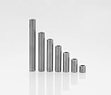 Edelstahl Distanzhülsen, Abstandshülsen | Set Sortiment M3 Edelstahl - Inhalt: 7 Hülsen, je 1 Hülse der Länge 5, 10, 15, 20, 25, 30, 40 mm