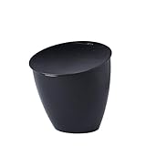 Mepal - Küchenabfalleimer Calypso - Kleiner Mülleimer mit Deckel - Komposteimer Küche - Ideal für die Küchenorganisation - Küchenhelfer & Spülmaschinenfest - 2200 ml - Nordic black