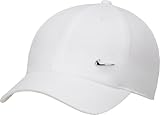 Nike Herren Df Club Baseballkappe, White/Metallic Silver, M-L EU