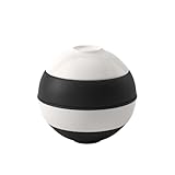 Villeroy & Boch – La Petite Boule Black and White Snacking-Set 5 teilig Schwarz und Weiß, Spülmaschinenfest, Mikrowellensicher, Geschirrset Modern, Außergewöhnliches Geschirr, Deko, Premium Porzellan