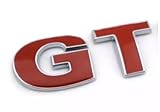 Exklusive-Customz GT Red Car Badge Emblem Logo VW Golf Scirocco CC Heckklappe Aufkleber TDI