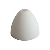 Lampenschirm E27 „Clara“ – Ersatzglas & Leuchtenschirm für LED Pendellampe, Tischlampe oder Fluter – Ersatzschirm Lampenglas für Lampe & Leuchte
