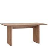 Newroom Esstisch ausziehbar 160-200 cm - Tisch Helle Eiche moderner Esszimmertisch Küchentisch Holz