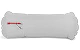 wellenshop Auftriebskörper für Optimist Jolle PVC o. Nylon 43 x 96 cm Grau aufblasbar Kanu Kajak Spitzenbeutel Boot Größe Nylon mit TPU