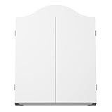 KOTO - Cabinet Plain Weiß Dartschrank, Dart Schrank für Zuhause, Praktische Aufbewahrung & Dart-Spielvergnügen, Whiteboards zur Punkteverfolgung