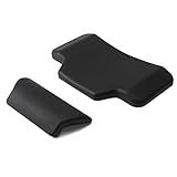 Jadeshay Motorrad Rückenpolster Backrest, Universal Rückenlehne Topcase Boxkissen, PU Leder Motorrad Rückenpolster, Abnehmbares Selbstklebendes Rückenlehnenpolster für Motorrad E Fahrrad