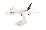 herpa 611930 – Boeing 747-8, Intercontinental, Lufthansa Jumbo, Wings, Modell Flugzeug mit Standfuß, Modellbau, Miniaturmodelle, Sammlerstück, Kunststoff, Snap Fit - Maßstab 1:250