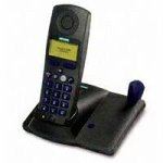 Siemens Gigaset 3010 Digitales Schnurlostelefon 100 Nummern LCD 10/100h blau