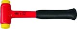 Eulenbach vollisolierter Schonhammer 745-25 – Rückschlagfreier Hammer mit auswechselbarem Kopf, isoliert bis 1000 V, 25 mm Kopfdurchmesser 491221