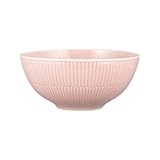 Seltmann Weiden Amina Rosé Schüssel, 21 cm, Runde Servier- und Salatschüssel mit dezentem Relief-Muster, Spülmaschinen- und Mikrowellenfest, Porzellan, Rosa
