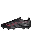 adidas Unisex Predator League Firm Multi Ground Football Boots Fußballschuhe, Core Black/Grey Four/Lucid Red, 44 EU