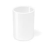 OSCO White Hi-Gloss Pen Pot, weiß, 328-OW