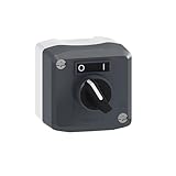 Schneider Electric Harmony XALD Aufbaugehäuse, Wahlschalter, Funktion Start oder Stop, 1S, dunkelgrau, Artikelnummer XALD134