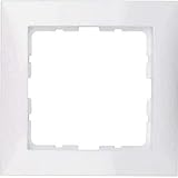 Hager Berker 10118989 Rahmen 1fach S.1 polarweiß glänzend