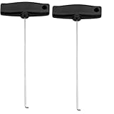 Bamyli 2 Stück Tacho Ausziehhaken Set für W124, Edelstahl Instrument Cluster Entfernung Ziehen Haken Werkzeug für Mercedes-Benz A C E M Klasse, für SL R107/R129, W124 W115