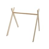 Zwergensache BASIC Spielbogen – Holz Baby Spielbogen ab Geburt, Schichtholz, stabile Konstruktion, Montessori Baby Gym, fördert Motorik & Sinne - ab 0 Monaten - ohne Anhänger