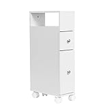 Badezimmerschränke wasserdichte Seitenschränke Seitenschränke Badezimmer-Spaltenregale Bodenmontierte herausnehmbare schmale Spaltschränke Nicht-perforierte Aufbewahrungsschränke