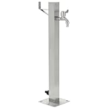 vidaXL Wassersäule Edelstahl 65 cm Wasserzapfsäule Wasserzapfstelle Brunnen