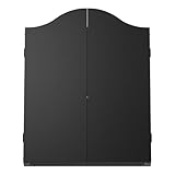 KOTO - Cabinet Plain Black Dartschrank, Dart Schrank für Zuhause, Praktische Aufbewahrung & Dart-Spielvergnügen, Whiteboards zur Punkteverfolgung