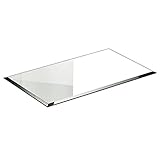 BIJON Glasplatte Tisch ESG Sicherheitsglas Rechteck - Für Esstisch, Couchtisch, Gartentisch, Schreibtisch, Bodenplatte, Funkenschutz, Kaminschutz - Glasplatte 50 x 70 cm