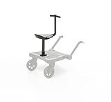 Set ABC Design Trittbrett Kiddie Ride On 2 mit Blaubär Stoffwindel | Mitfahrbrett universal passend | Rollbrett für Kinderwagen Buggy bis 20 kg