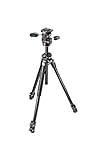 Manfrotto MK290DUA3-3W 290 DUAL Kit Alu 3 Segmente (90 Grad Mittelsäule, 3-Wege Neiger)