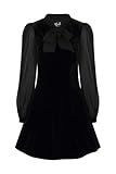 Hell Bunny Gabriella Mini Dress Frauen Kurzes Kleid schwarz L
