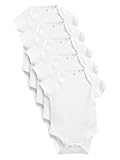 NEXT Newborn Baby - Jungen Kurzarmbodys aus GOTS-Biobaumwolle, 5er-Pack Weiß 2-3 Jahre