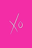 XO Notebook For Women: Composition Matte Journal 120 lined blank pages 6x9 for girls