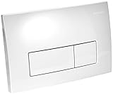 Geberit Betätigungsplatte, Weiß-Alpin, Delta51, 115.105.11.1