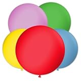 Riesenballons bunt gemischt 16 inch / 40 cm Durchmesser, 50 Stück