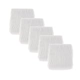 5 Stück Kunstpelz Quadrat Stoff Weiß 25x25 cm – Flauschiger Fellstoff zum Nähen, Basteln & Weihnachtsdekoration – DIY Stoff für Handwerk, Puppen, Bekleidung & Wohnaccessoires, Weihnachtsschmuck