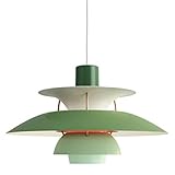 Nordic Esstischlamp Pendelleuchte, Designer Aluminium Esstisch Hängelampe, Höhenverstellbar, E27, Moderne Kreative Wohnzimmerlampe Hängelampe für Loft Cafe Bar Wohnzimmer Schlafzimmer (D,30CM)