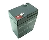 MULTIPOWER BLEI GEL AKKU BATTERIE 6V / 4,5Ah