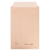 verpacking Wellpappversandtaschen Braun 330 x 490 mm – A3 [Größe und Stückzahl wählbar] Kartonversandtasche Versandtasche Pappe selbstklebend Versandumschläge aus Wellpappe 25 Stück
